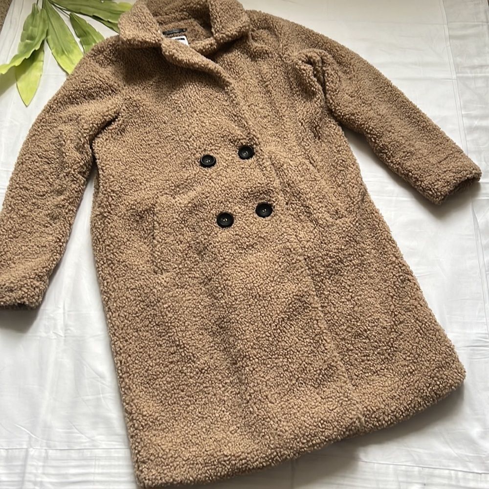 ⭐️NWT Noisy May Gabi Oversized Button-Down Teddy Jacket⭐️ - Picture 5 of 13
